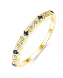 SAPPHIRE DIAMOND BAND (TR3882)